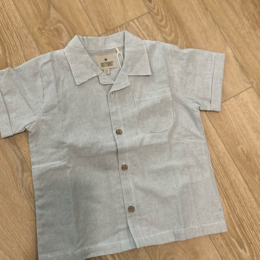 Boys button down striped shirt | 2year & 4year